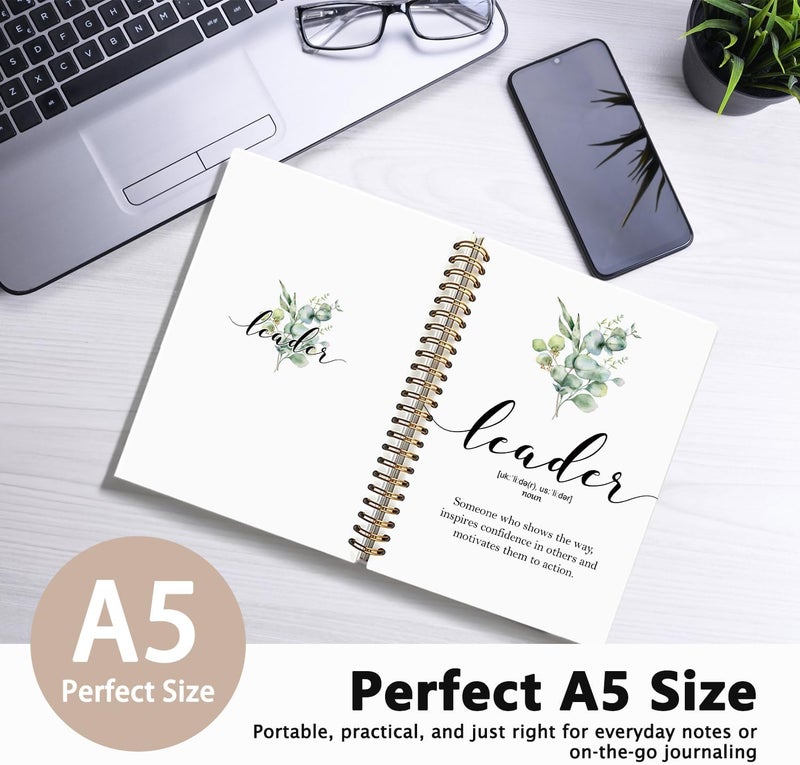 WLIANG LIANHW Leader Gifts Notebook, Appreciation Gift for Leaders, Work Notebooks for Note Taking, Work Journal for Women Men Coworkers, Leader Definition Journals for Writing,Office Spiral Notebook 5.5x8.3 Inch - Image 2